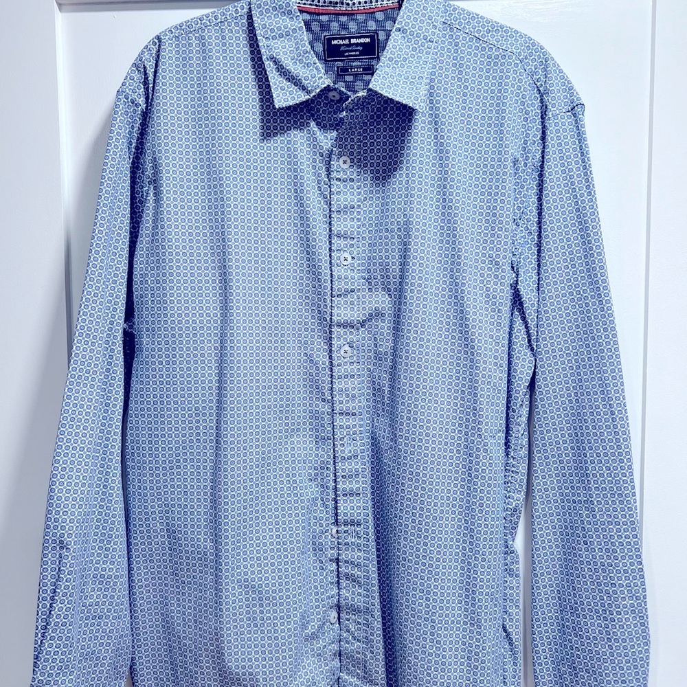 Michael Brandon Dress Shirt size Large